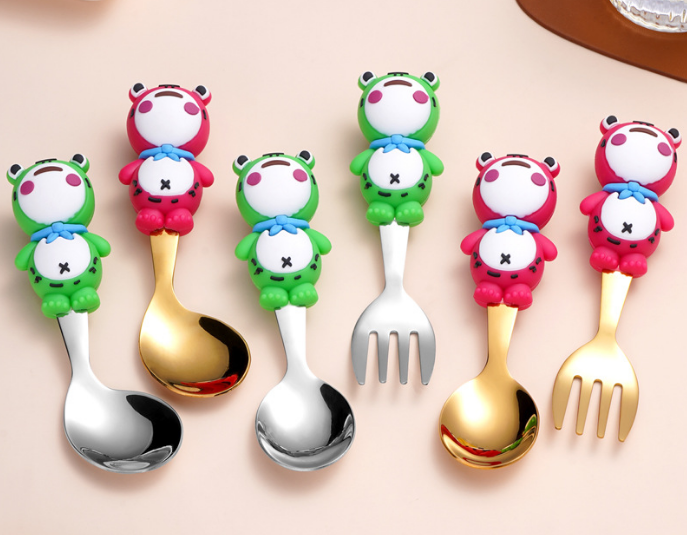 BPA-free silicone baby feeding sets
